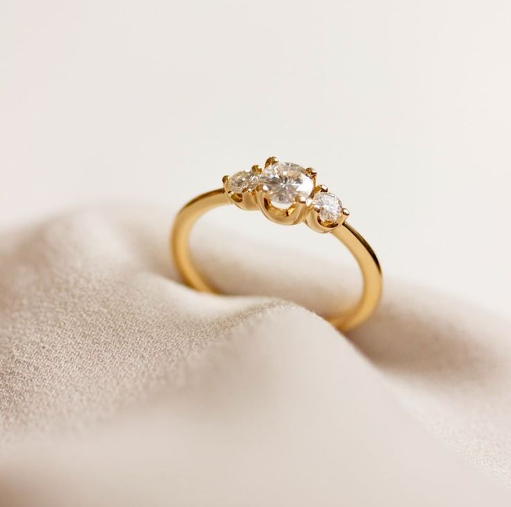 Why the Lily Arkwright Louella Yellow Gold Ring Is a Favorite Among Modern Brides